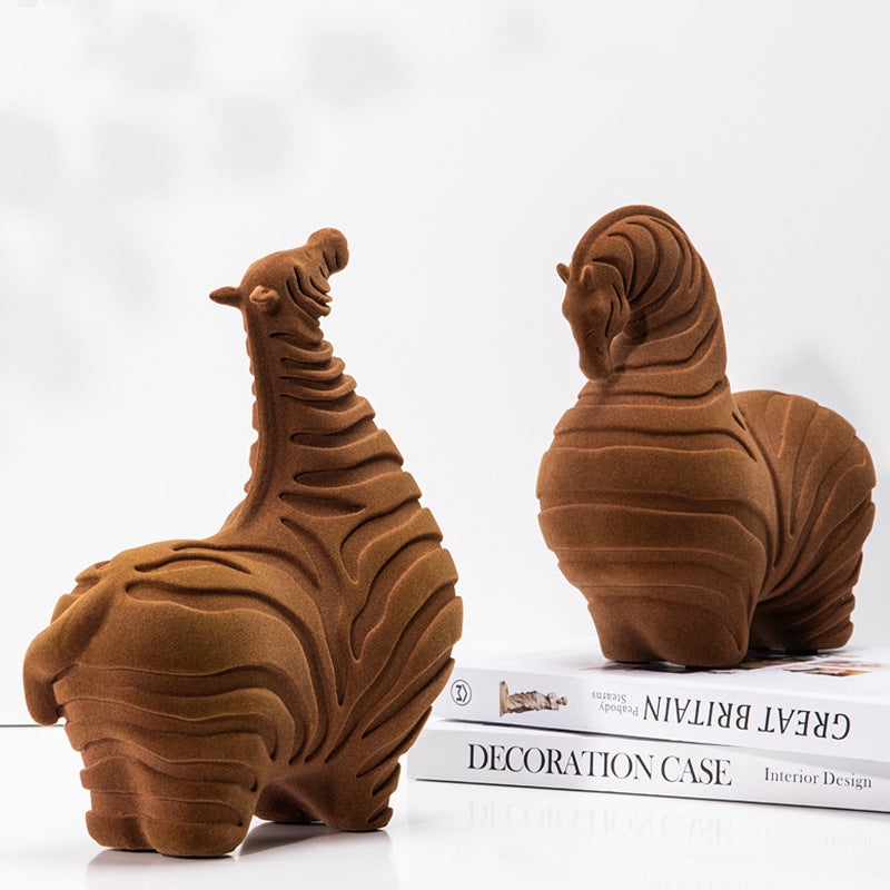 Artistic Abstract Horse Sculpture
