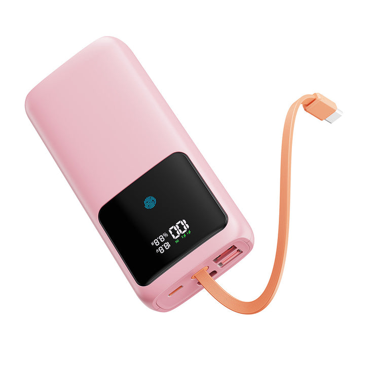 Power bank with integrated LED display and intelligent fast charging port Kalsten