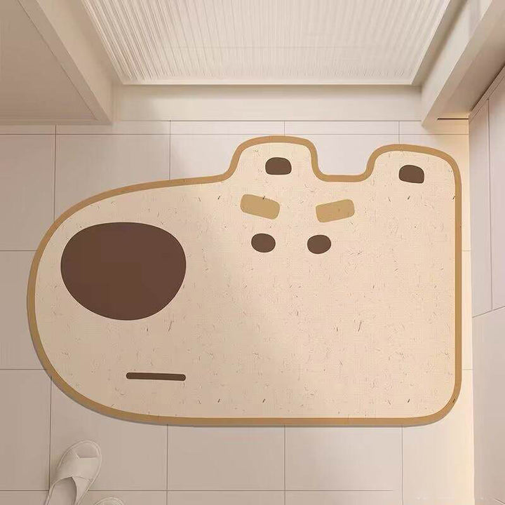 Cute Animal-Themed Bathroom Mat