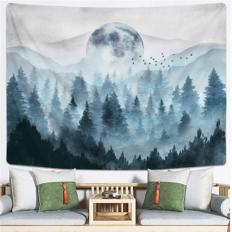 Botanical Illustration Wall Tapestry