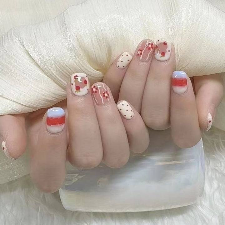 Artistic Decorative Press-On Nails Kalsten
