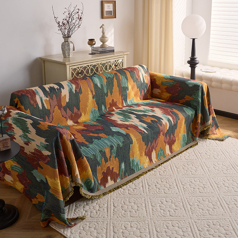Artistic Abstract Design Throw Blanket