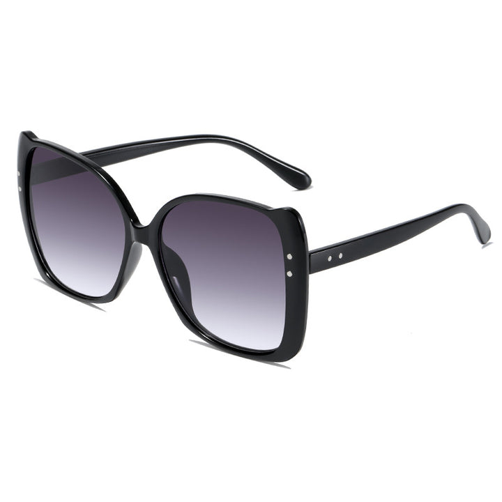 Women oversized sunglasses with brown gradient Kalsten