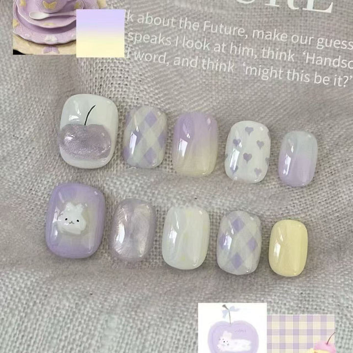 Romantic Heart-Themed Nail Art Set Kalsten
