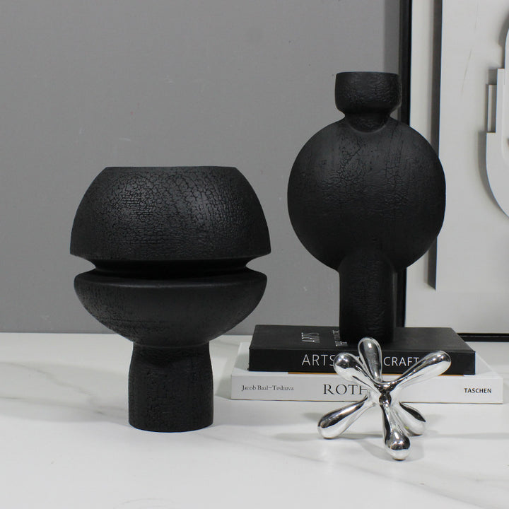 Textured Abstract Decorative Vase