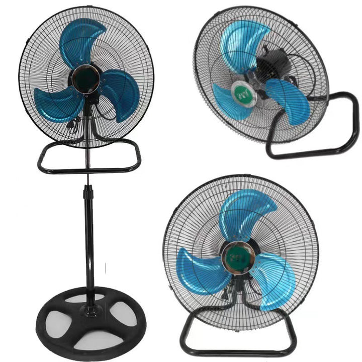 Unisex High-performance pedestal fan with adjustable tilt angle and multi-level speed control Kalsten