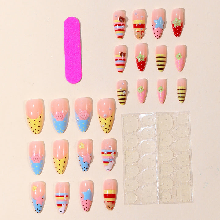 Whimsical Cartoon-Inspired 3D Nail Art Extensions Kalsten