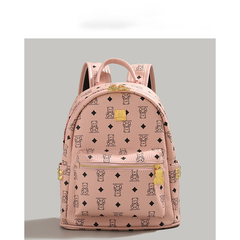 Stylish Character-Printed Backpack Kalsten