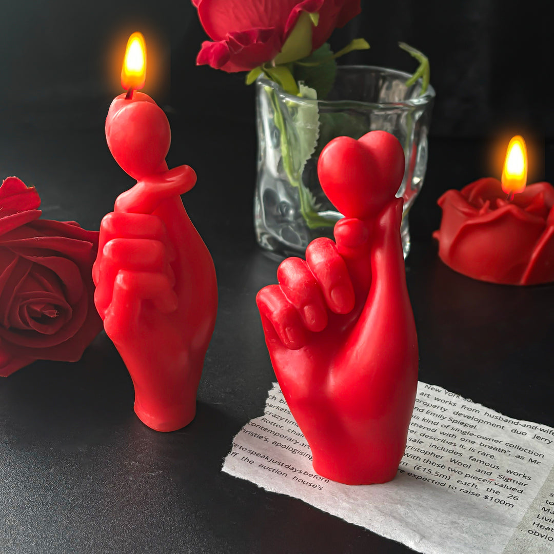 Artistic Hand-Shaped Candle Holder