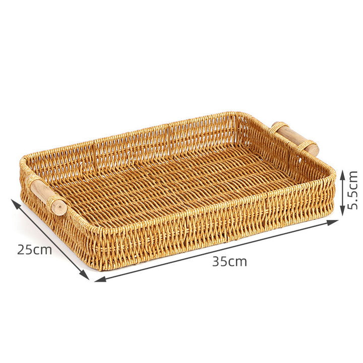 Handcrafted Wicker Storage Basket Kalsten