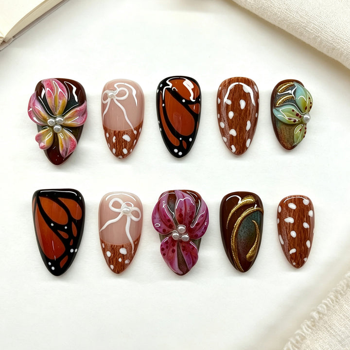 Decorative Press-On Nail Set