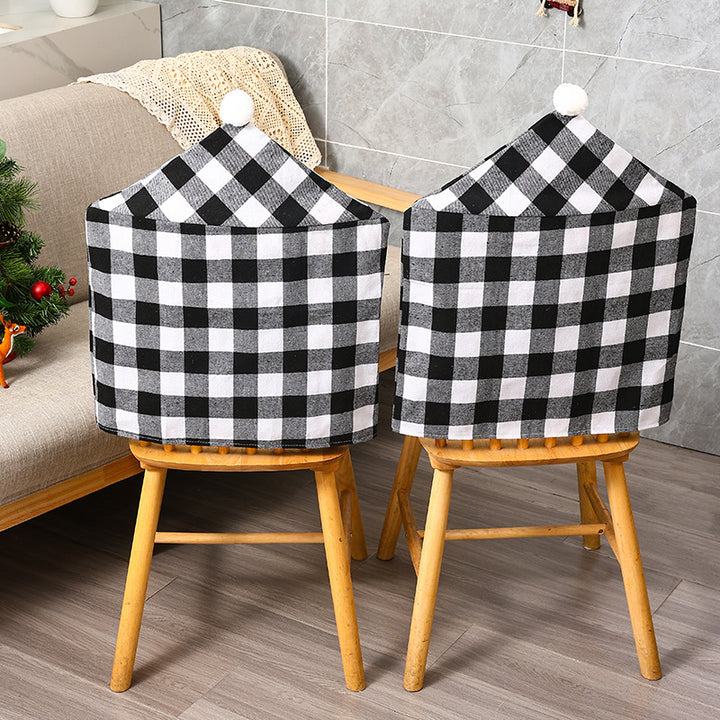 Festive chair cover in Christmas design Kalsten