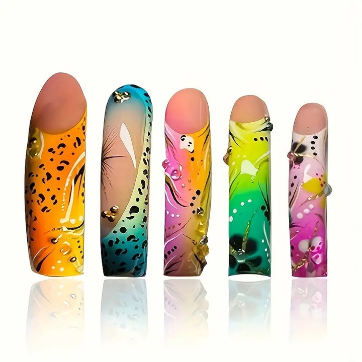 Artistic Long Length Press-On Nails Kalsten