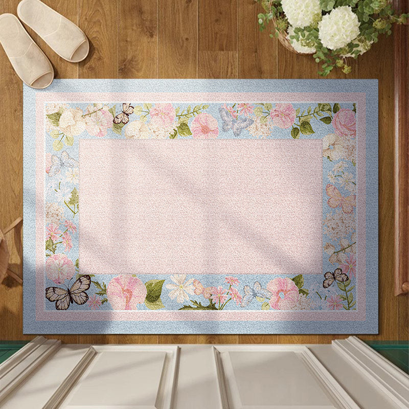 Decorative Floral Area Mat