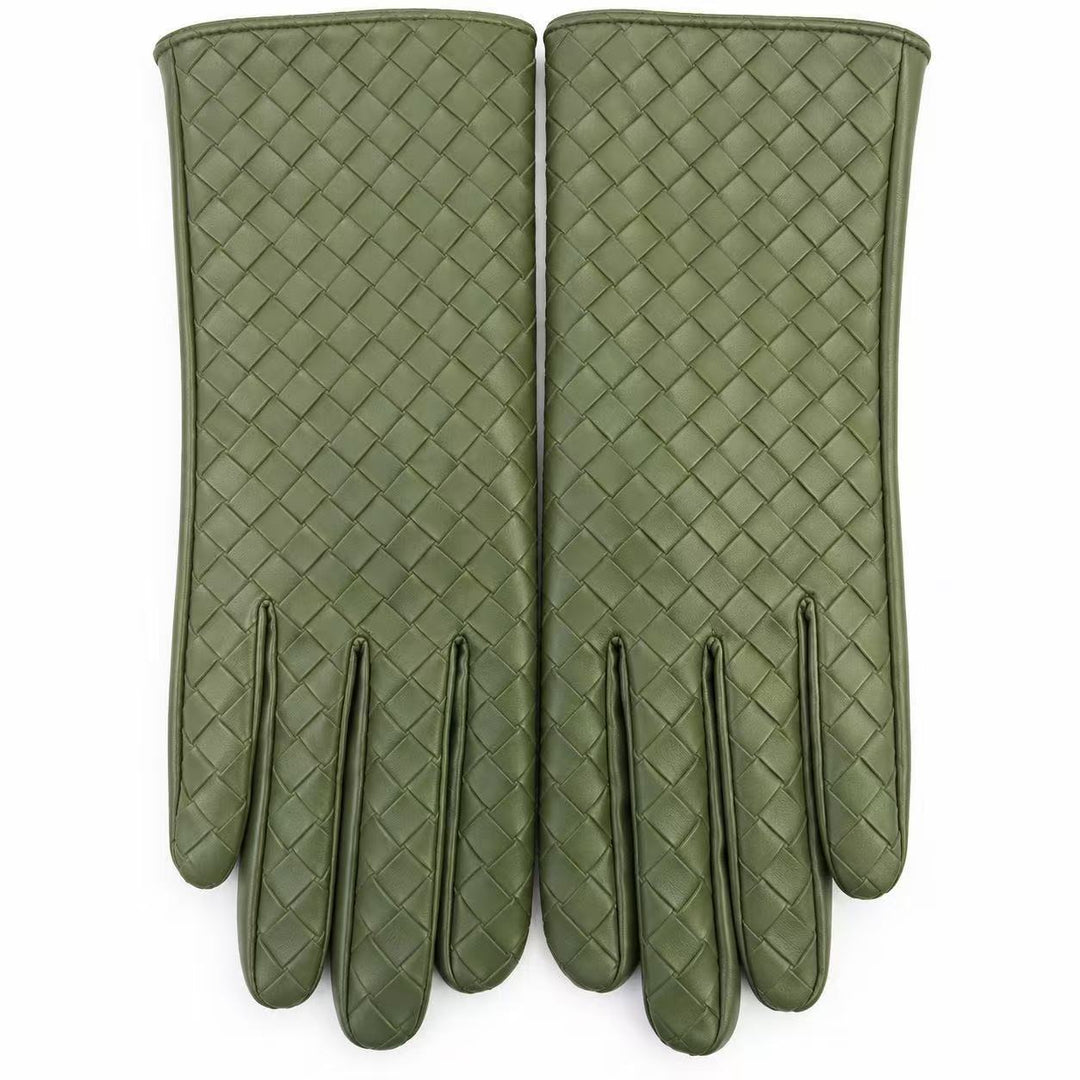 Premium Woven Leather Gloves Kalsten