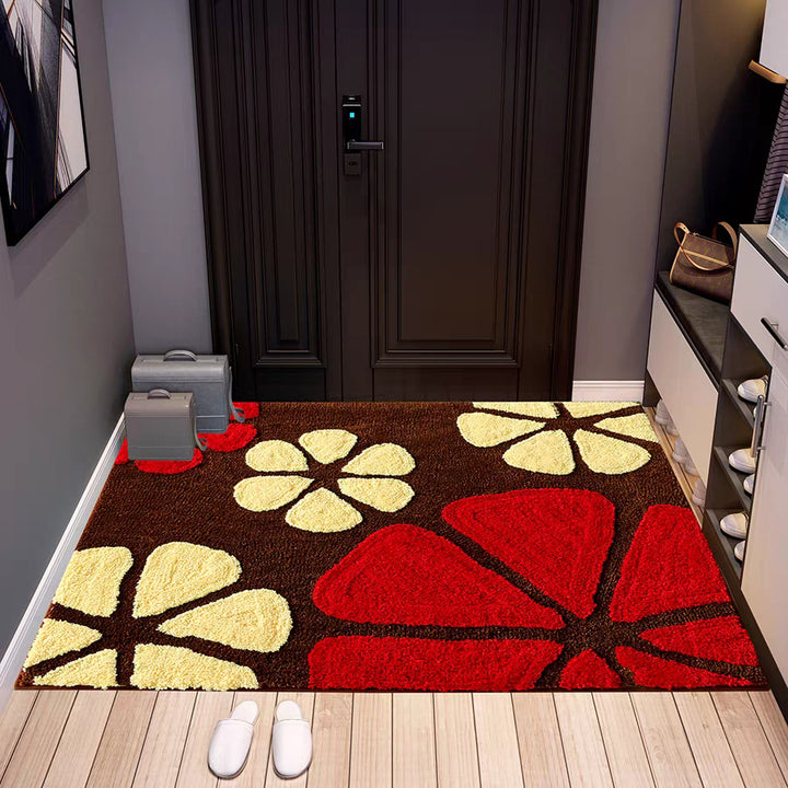 Stylish Floral Patterned Area Rug Kalsten