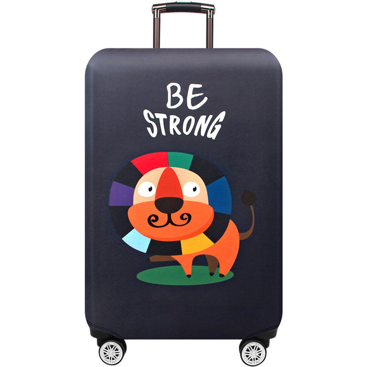 Women's hard-shell suitcase with cheerful giraffe design Kalsten