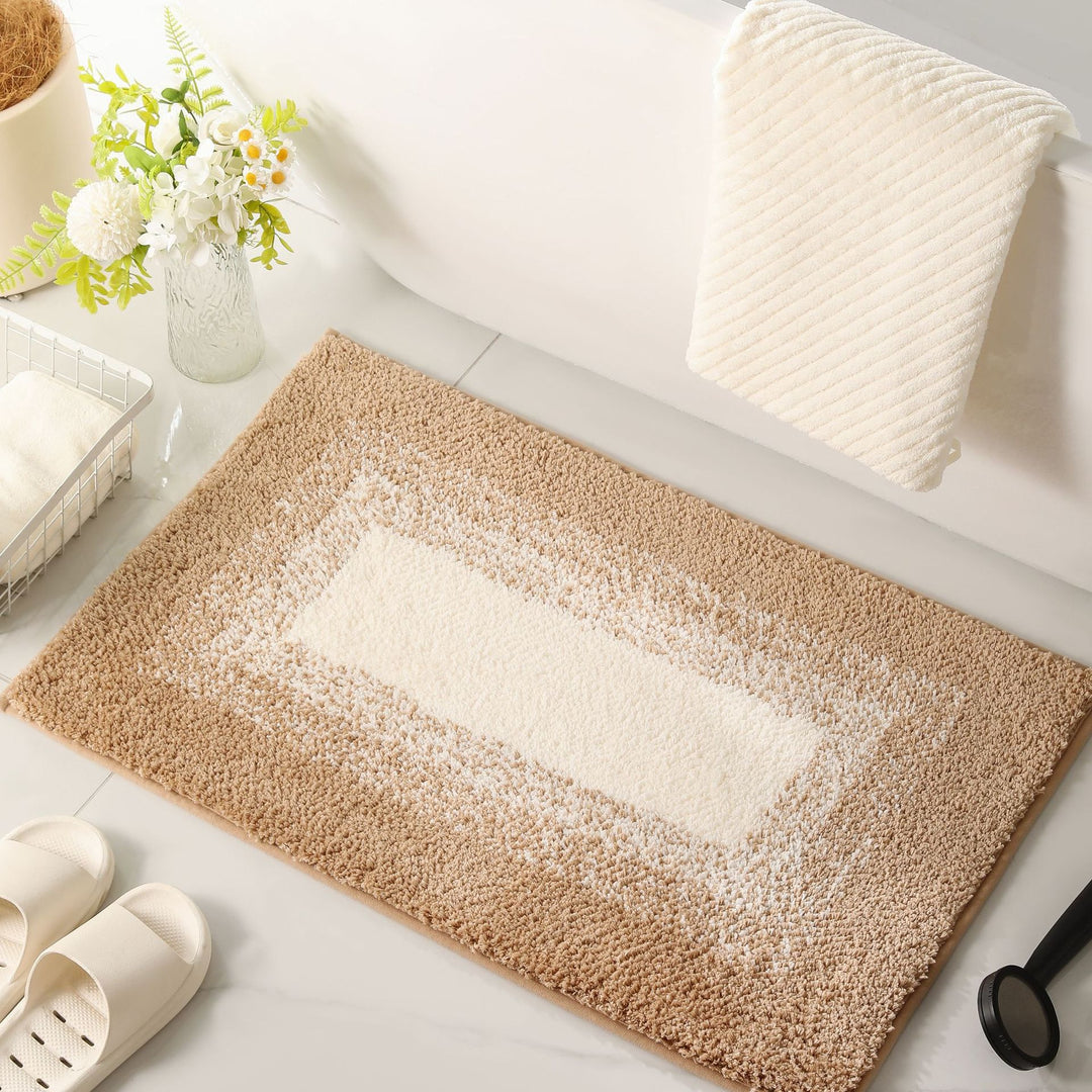 Luxurious Shaggy Bathroom Rug Kalsten
