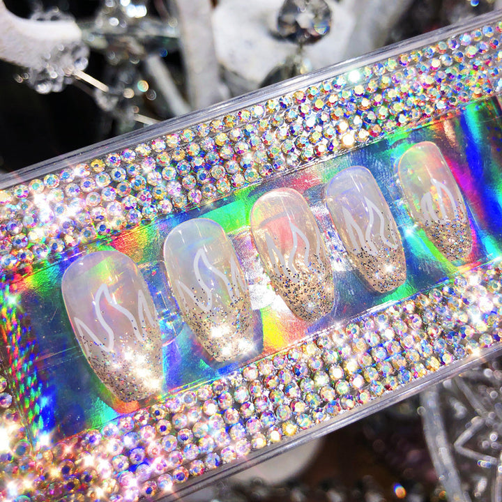 Glamorous Acrylic Press-On Nail Set