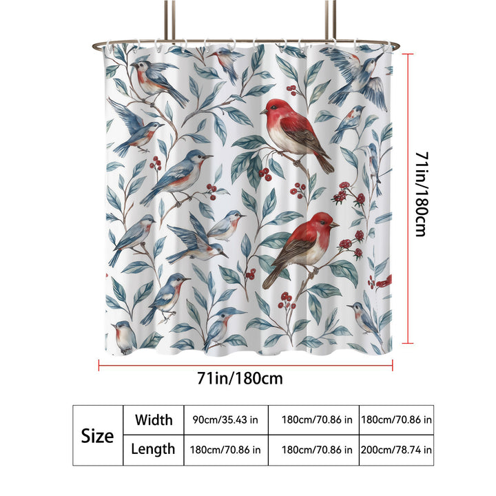 Coastal Marine-Inspired Shower Curtain Kalsten