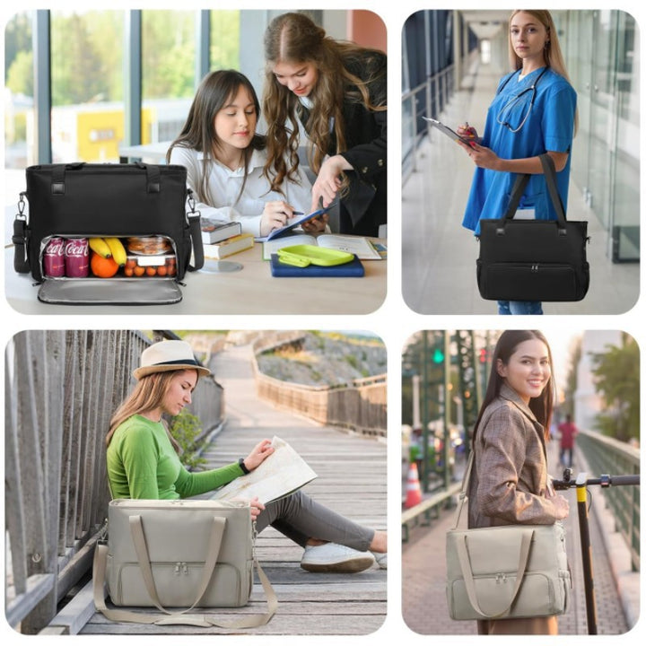 Insulated Multi-Pocket Grocery Tote Kalsten
