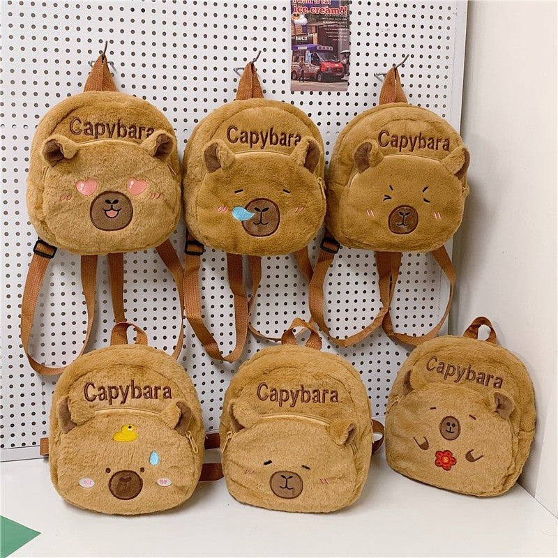 Plush Backpack in Capybara Design Kalsten 1785466535