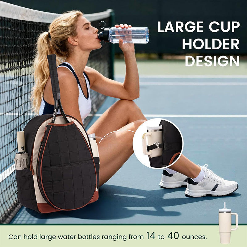 Multifunctional Tennis Backpack with Integrated Shoe and Bottle Compartment Kalsten