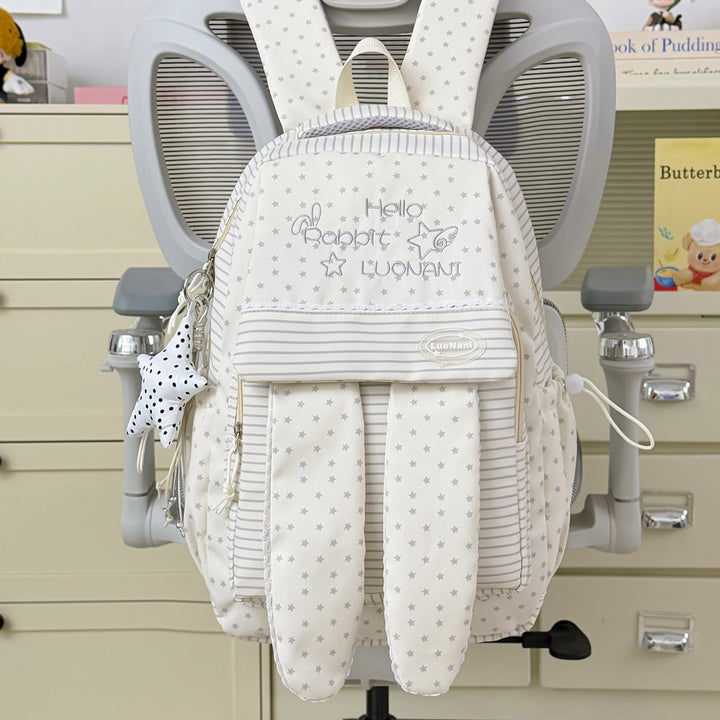 Cute Bunny Ear Patterned Backpack Kalsten