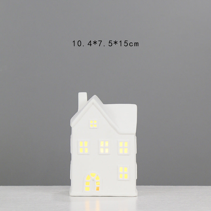 Decorative Ceramic House Lantern Kalsten