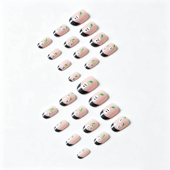 Artistic Skull-Themed Nail Art