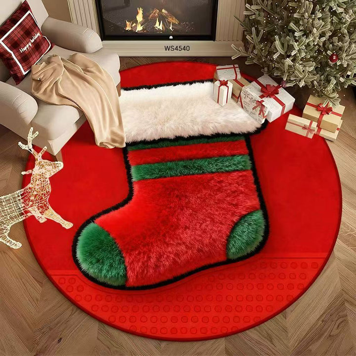 Festive Christmas-Themed Area Rug Kalsten