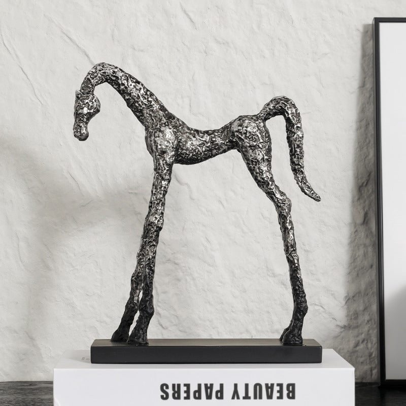Sculptural Decorative Horse Figurine