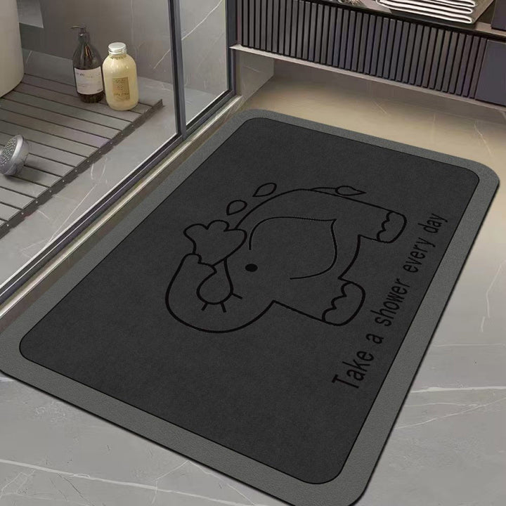 Cute Cartoon Fish Bath Mat
