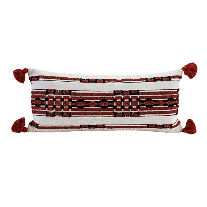 Handcrafted Handwoven Lumbar Cushion Cover