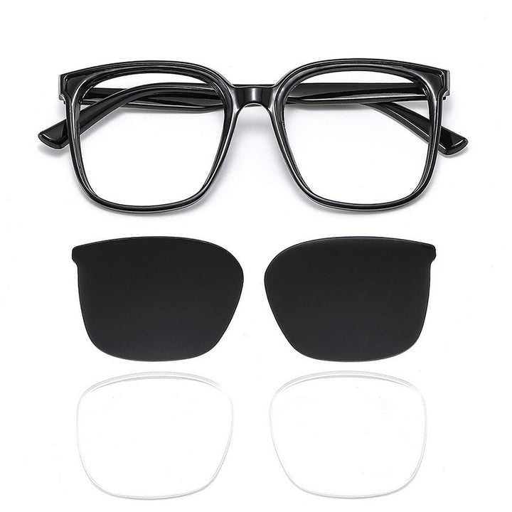 Women's modern square sunglasses with UV protection and slim temples Kalsten