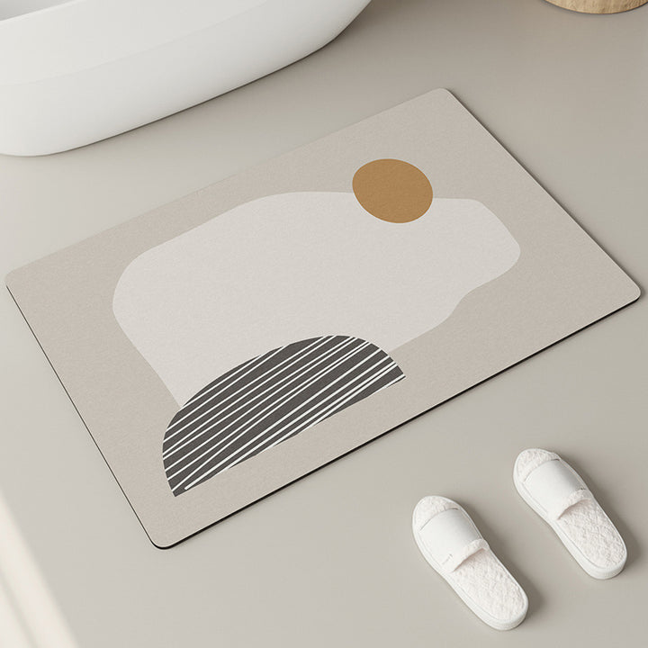 Textured Pattern Bath Mat Kalsten