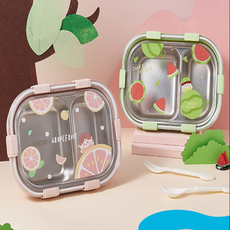 Fun-Themed Multi-Section Food Storage Container