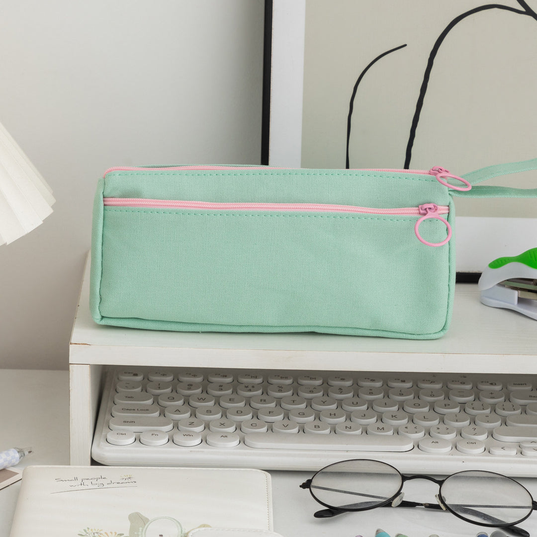 Durable Double-Zippered Pencil Pouch Kalsten