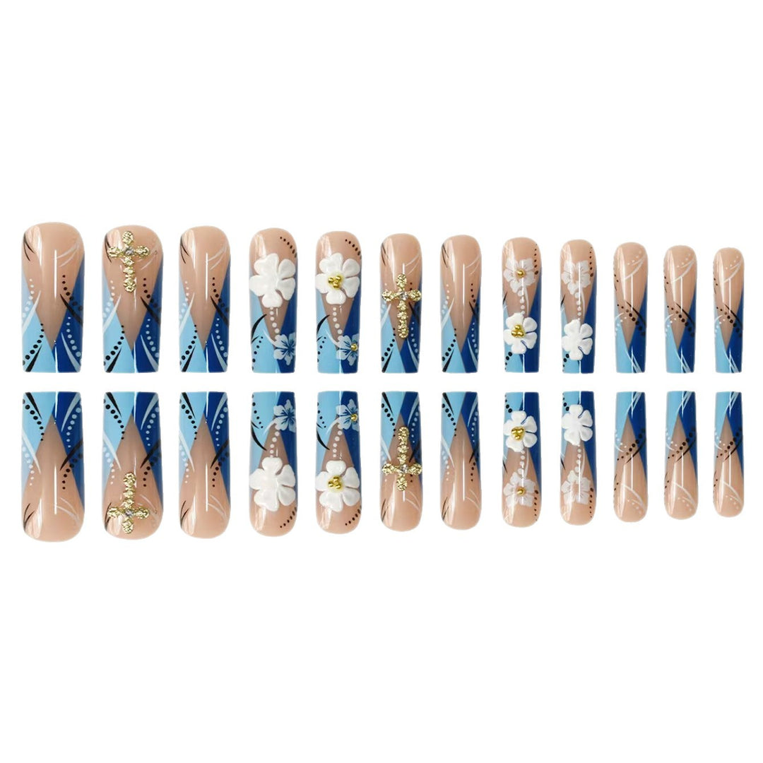 Decorative 3D Floral Nail Art Extensions Kalsten