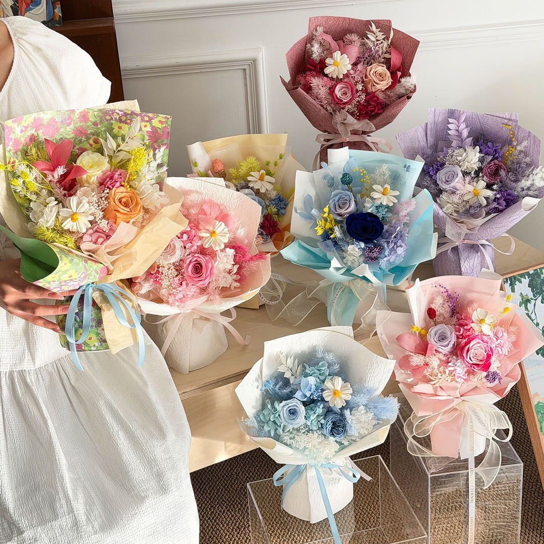 Elegant Faux Flower Bouquet