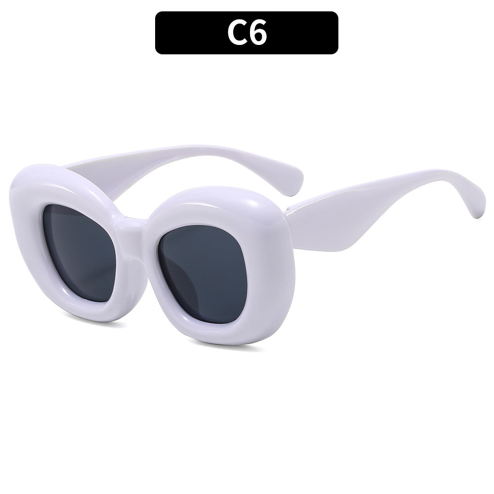 Oversized Chunky Frame Sunglasses