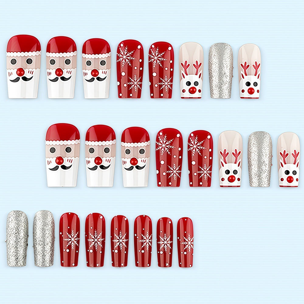 Creative nail art set with festive Christmas motifs Kalsten