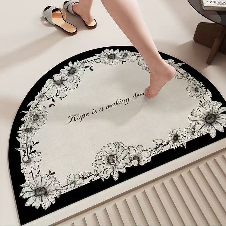 Inspirational Quote Bath Mat