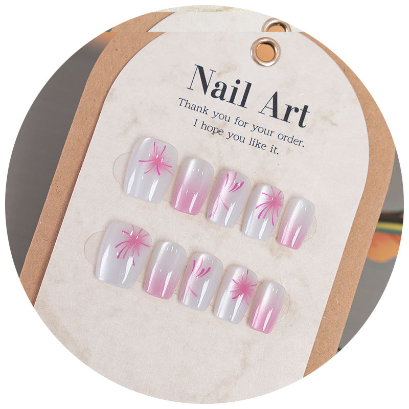 Floral Design Press-On Nail Art