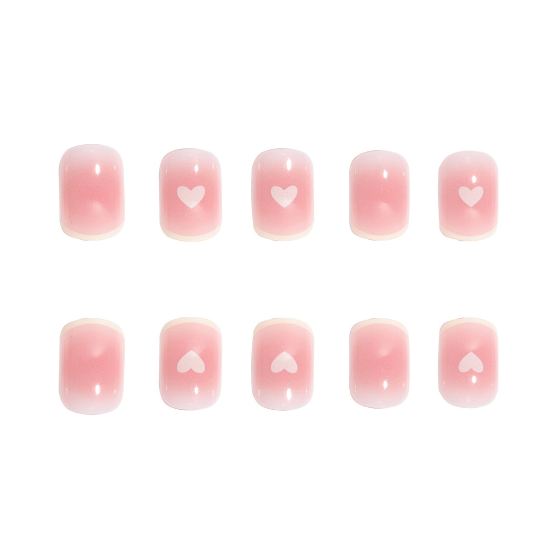 Heart-Accent Press-On Nails Kalsten