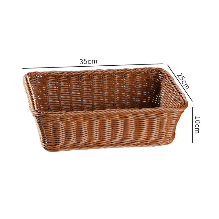 Large Rectangular Woven Storage Tray Kalsten