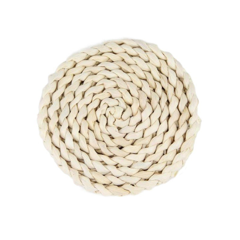 Round Coaster Made of Natural Fiber Kalsten