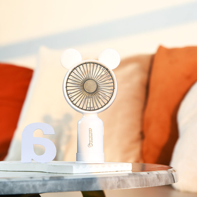 Portable Deer-Themed Handheld Cooling Fan Kalsten