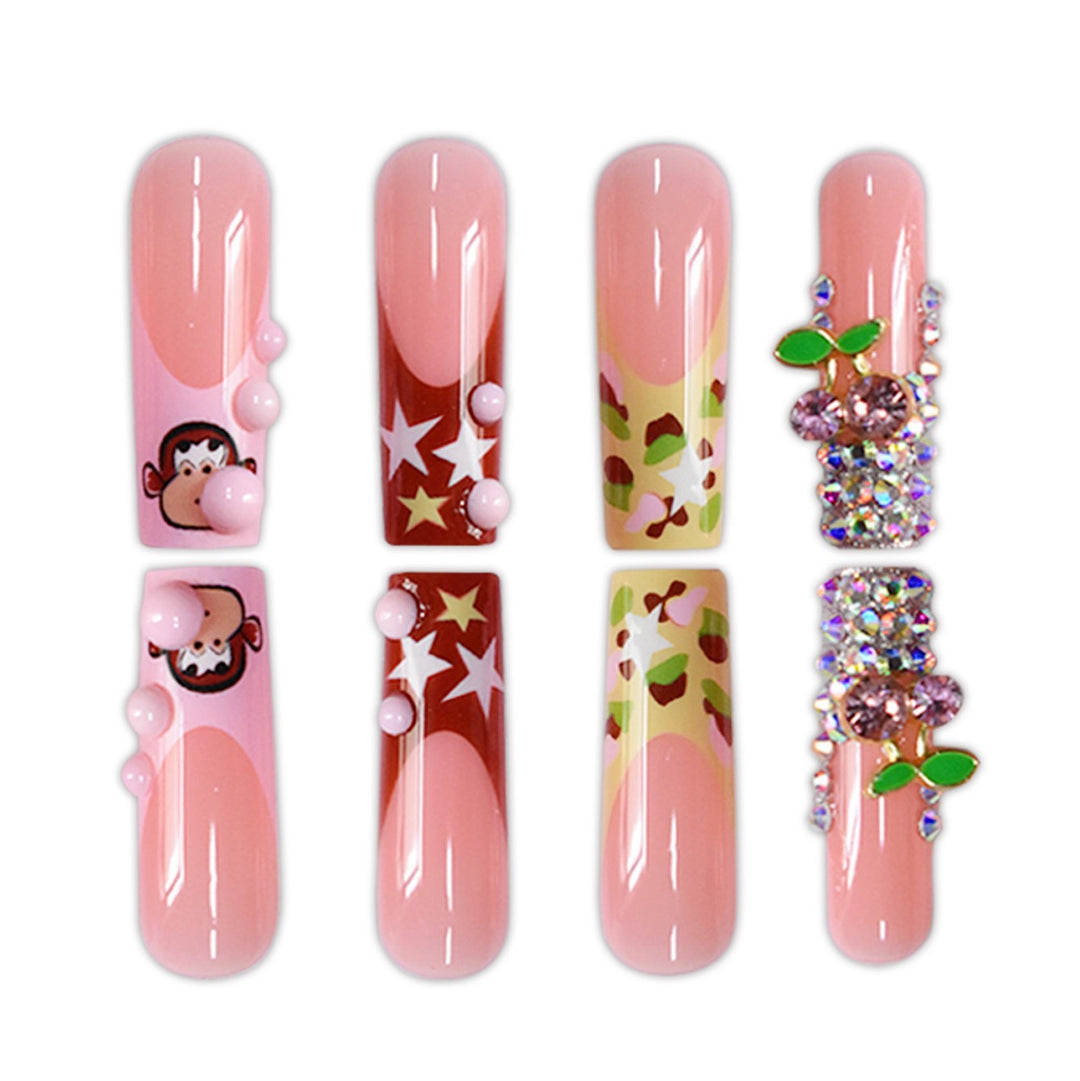 Creative Themed Press-On Nail Art Extensions Kalsten