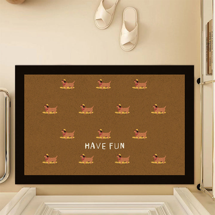 Fun-Themed Decorative Doormat